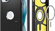 Spigen Magnetic Tough Armor MagFit Designed for iPhone 15 Case, [Military-Grade Protection] [Kickstand] Compatible with MagSafe (2023) - Black