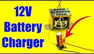 12 volt battery charger | How to Make 12V Battery Charger At Home