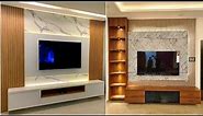 200 Modern Living Room TV Unit Design 2024 TV Cabinet Design| Home Interior Wall Decorating Ideas P3