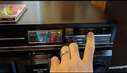 Classic 80s Component CD Player. Studio Standard by Fisher AD-885A. Demo.