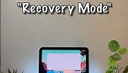 How to Put iPad in Recovery Mode