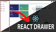 React Navigation Drawer with Material UI and React Router