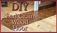 DIY End Grain Wood Floor