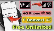 New APN Setting 😱 5G internet Chalayen 4G Phone me🔥 How To Convert 4G Device into 5G 📲