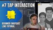 How to make free Snapchat Lenses - #7 Tap interaction and tap to change - Lens Studio tutorial