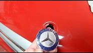 Mercedes Hood emblem replacement Fast and Easy