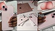 Pink Iphone 15 Plus Asmr Unboxing, Setup + Pink Iphone 13 Comparison