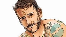 How to draw CM Punk