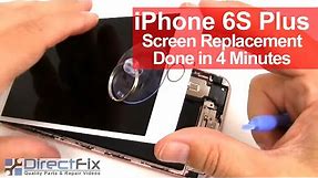 How To: iPhone 6s Plus Screen Replacement done in 4 minutes