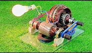 What is the secret of how to make 240 volt electricity at home? Self-powered generator