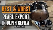Pearl Export In-depth Review and Sound Test! A Best and Worst Gear Review