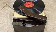 FULLY RESTORED VINTAGE 1948 RCA 78 RPM MODEL 63E RECORD PLAYER