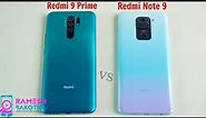 Redmi 9 Prime vs Redmi Note 9 SpeedTest and camera Comparison