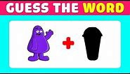Guess the Words By Emoji + Silhouette | Ultimate Emoji Challenge Quiz