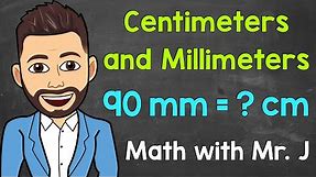 Centimeters and Millimeters | Converting cm to mm and Converting mm to cm | Math with Mr. J