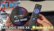 UNBOXING E TESTE ,TV BOX H96 MAX X4 AMLOGIC S905 X4 , 4GB/64GB ,Melhor Custo Benefício