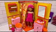 American Girl Doll Julie's Bathroom Unboxing - NEW!