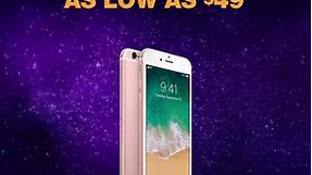 As low as $49 for an iPhone 6s