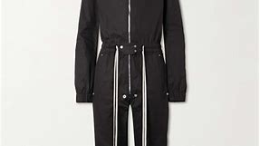 RICK OWENS Bauhaus Cotton-Blend Poplin Jumpsuit for Men | MR PORTER