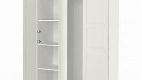PAX / TYSSEDAL wardrobe combination, white/mirror glass, 150x60x236 cm - IKEA