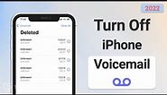 How to Turn Off/Disable Voicemail on iPhone