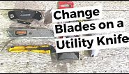 How to Change Blades on a Utility Knife (Box Cutter and Snap Off Knife)