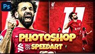 Creating Stunning Football Poster | Mohamed Salah | using Photoshop (FREE PSD DOWNLOAD!!)