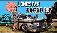 Austin Texas Largest Classic Car Show [Lonestar Round Up] American Kustom Kulture Traditional Custom