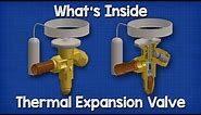 What's inside a Thermal Expansion Valve TXV - how it works hvac