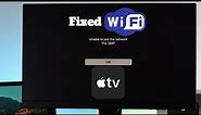 Fix- Wi-Fi Not Working on Apple TV 4K [tvOS 15]