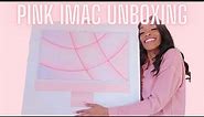 PINK iMAC UNBOXING | m1 24" 2021