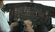 Cockpit video - Boeing 737-200 - takeoff from Merida, Mexico