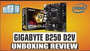 Gigabyte B250M D2V Motherboard Intel 6th 7th Gen Support Unboxing And Review