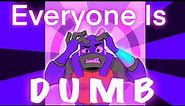 EVERYONE IS DUMB | dumb dumb animation meme | ROTTMNT Donnie 🐢 #rottmnt