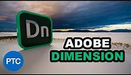 Adobe DIMENSION CC Tutorials - Learn How to Use Adobe Dimension CC - CRASH COURSE