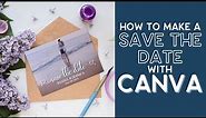 How to Make a Custom Save the Date in Canva