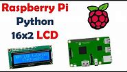 Raspberry Pi 16x2 LCD Display Python Tutorial