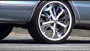 Chevy car with 22 inch SPINNER CHROME RIMS!!!!!