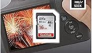 SanDisk Ultra 16GB Class 10 SDHC Memory Card Up to 80MB/S- SDSDUN-008G-G46 [Newest Version]