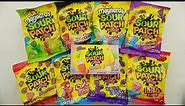 Opening Up Many Bags of Various Flavored Sour Patch Kids 🤤 (ASMR Friendly)