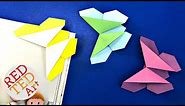 Easy Origami Butterfly Bookmark Corner - How to make an Origami Bookmark Butterfly Tutorial