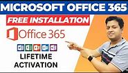 How to Install and Activate Office 365 for Free - Step by Step Guide (2023) || Free Activation