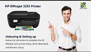 HP Officejet 5255 printer setup | Unbox HP Officejet 5255 printer | Wi-Fi setup