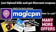 Magicpin App Detailed review (HINDI)| how to use? | save 50% on shopping | discount offers |