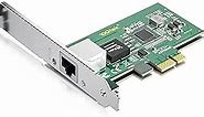 10Gtek 10/100/1000Mbps Gigabit Ethernet PCI Express NIC Network Card with Intel I210 Chip, Ethernet Server Converged Network Adapter, Single RJ45 Port, PCI Express 2.1 X1, Compare to Intel I210-T1