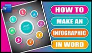 How to make an INFOGRAPHIC in word | EASY INFOGRAPHIC
