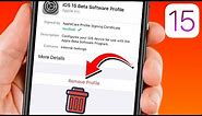 How To Delete iOS 15 Download UpDate From iPhone iPad -2021.