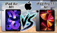 iPad Air M1 vs iPad Pro M1 11' - Specs Review Comparison!