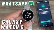 How to Install WHATSAPP on Samsung Galaxy Watch 6