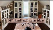 HANDBAG DISPLAY/ STORAGE IDEAS | CLOSET TOUR | DIY with IKEA 2022